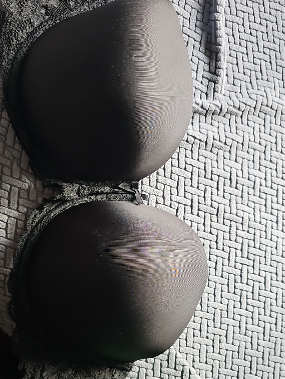 Victoria's Secret Black Lace Push-Up Bra